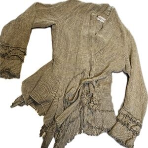 IVAN GRUNDAHL of Copenhagen Linen Jacket, Size EU 36